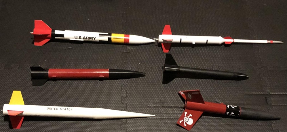 6 model rockets